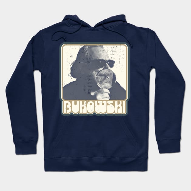 Charles Bukowski ))(( Poet and Novelist Fan Design Hoodie by darklordpug